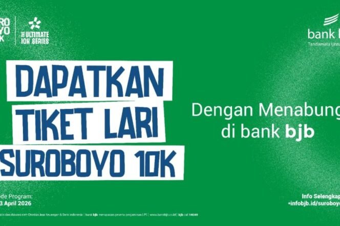 
Bank bjb hadirkan promo lari Suroboyo 10K lewat skema tabungan